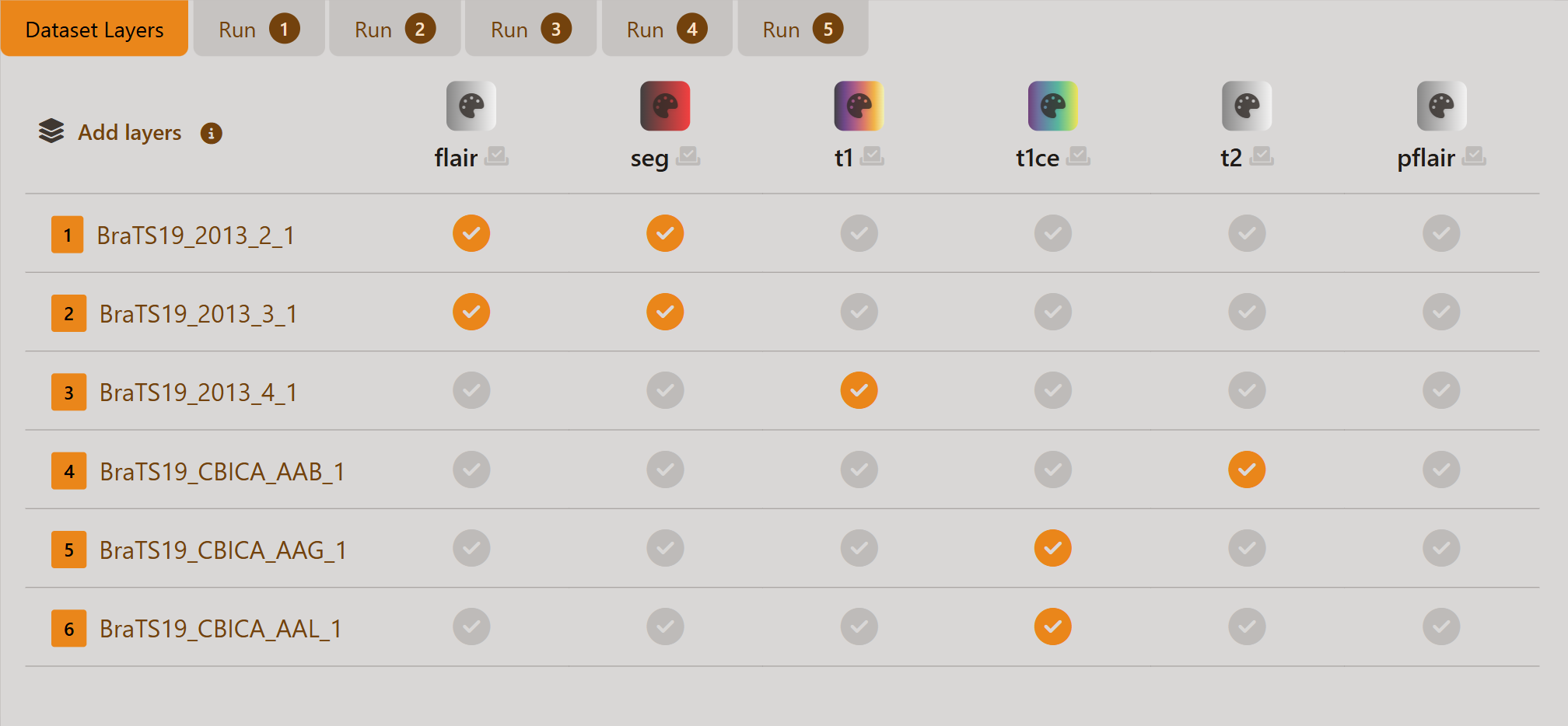 VoxLogicA UI Layers Management - Light Theme